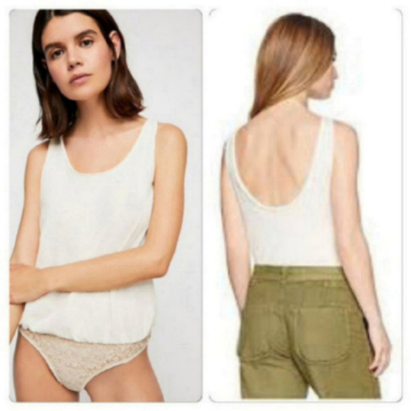 NWT Free People Sydney Bodysuit top tee - Picture 2 of 8